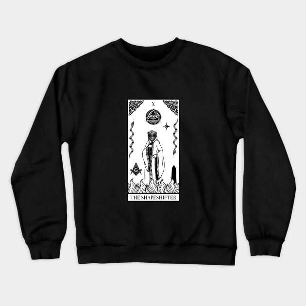 The Shapeshifter Crewneck Sweatshirt by psychedelic-exorcist